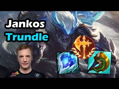 G2 Jankos Trundle jungle Full game - League of Legends