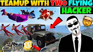 Two Biggest Flying Car Hacker In Same Match😱First Time Hacker Vs Hacker In Rank Game🤯@Badge 99