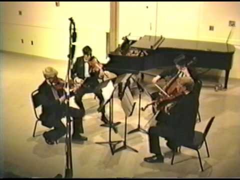 Esprit de Quar:  Beethoven String Quartet, Op  18, no. 5.  May, 1993.