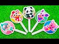 Some Lot S Of BIG Candy Shop Baby Shark Lollipops Cute Panda Cocomelon Pinkfong Satisfying Videos
