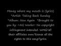 Taking Back Sunday- Money where my mouth is ...