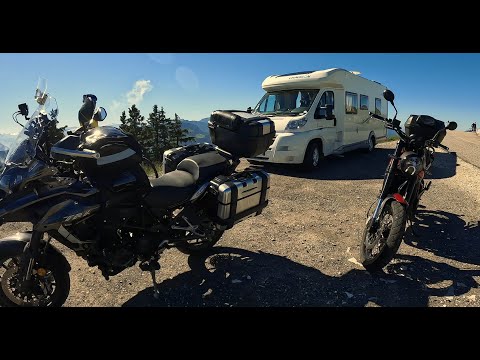 Balade en Benelli TRK  502 et Leoncino, moto A2.