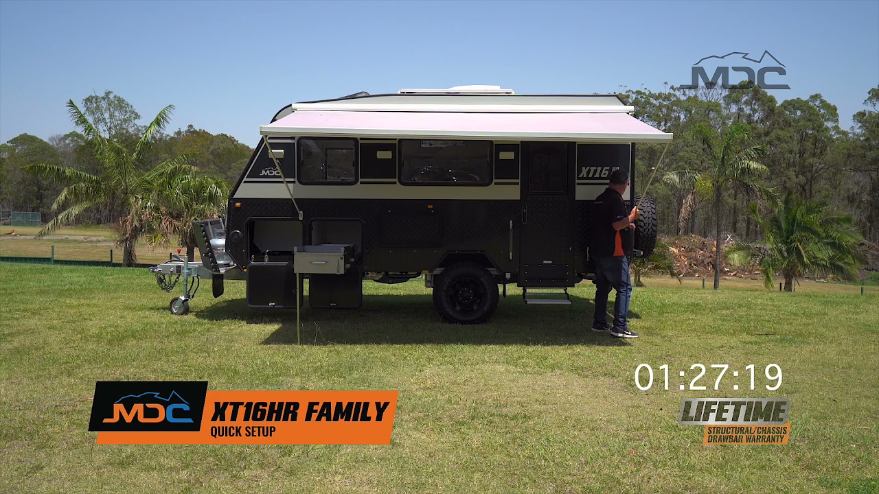 Quick Setup: MDC XT16HR Family Overlanding Travel Trailer