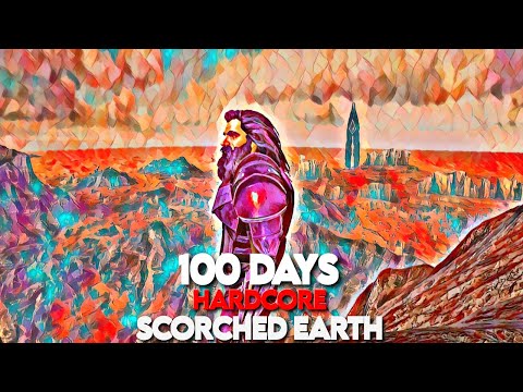 I survived 100 Days of Hardcore ARK Scorched Earth
