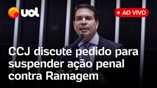 CCJ da Câmara discute pedido para suspender ação no STF contra Ramagem por trama golpista; assista