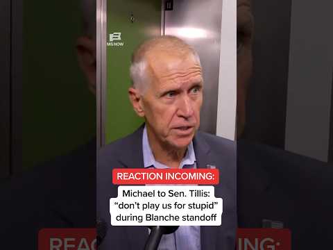 Michael to Sen. Tillis: 'Don't play us for stupid' during Blanche standoff