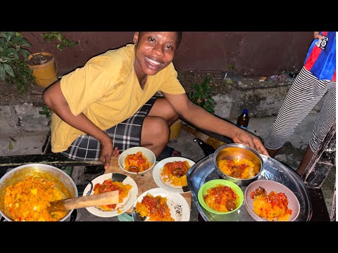 DINNER TIME!! Nigerian Asaro yam Recipe My Kids Couldn’t Get Enough Of | African Village Life