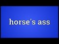 Horse's ass Meaning