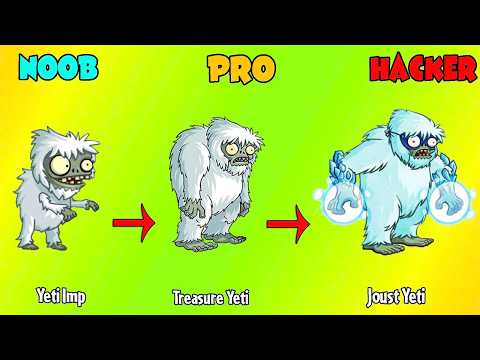 Pvz 2 Discovery - All Zombies Evolution NOOB - PRO - HACKER Version