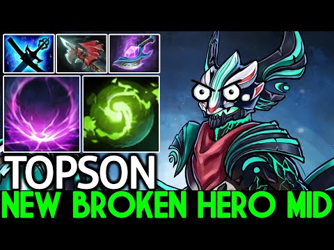 TOPSON [Outworld Destroyer] New Broken Hero Mid WTF One Ult Kill Dota 2