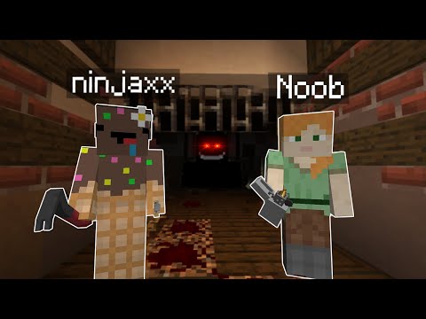 I troll a Noob with a Scary Map on Minecraft..