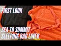 First Look New Backpacking Gear Sea To Summit Reactor Plus Compact Sleeping Bag Liner