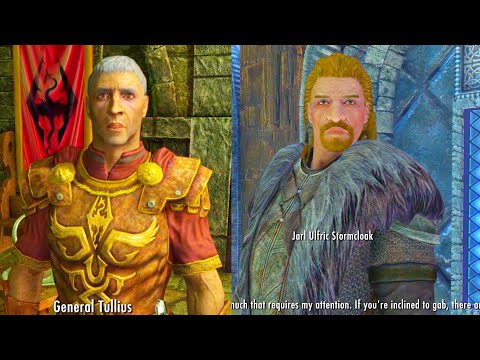 General Tullius and Ulfric Stormcloak threaten me with prison