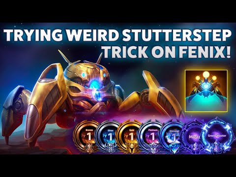 Fenix Salvo - TRYING WEIRD STUTTERSTEP TRICK ON FENIX! - B2GM Season 7(Gold 3)