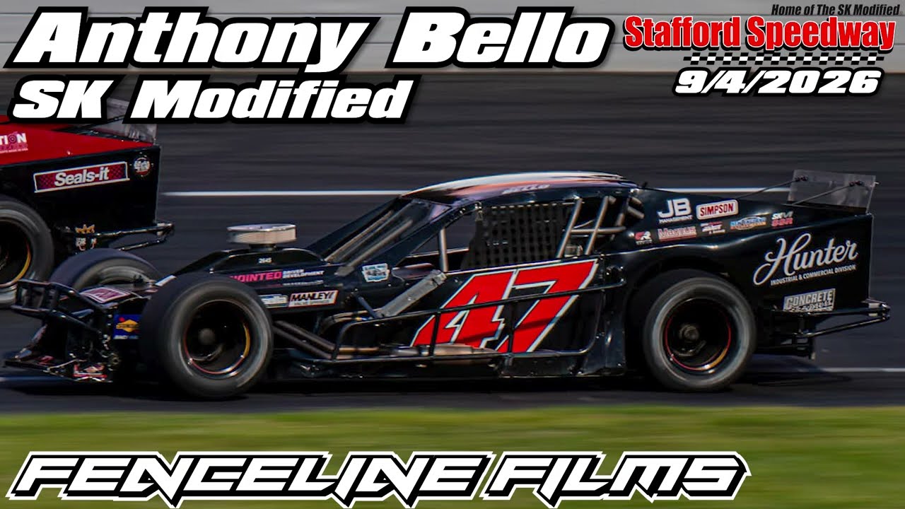 Anthony Bello SK Modified at Stafford Speedway
