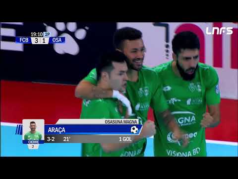 Gol Araça (3-2) FC Barcelona Lassa - Osasuna Magna. J10, 1Div