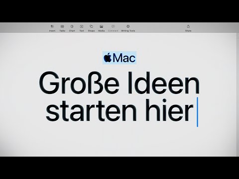Große Ideen starten auf dem Mac | Apple