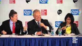 Doug Ford, John Tory and Olivia Chow get in yelling match over transit at debate