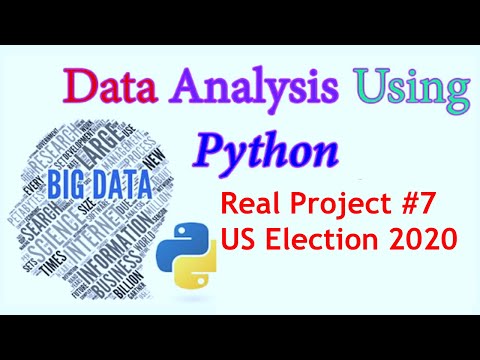 Learn Data Analysis with Python using Pandas datasets US Election 2020 ...