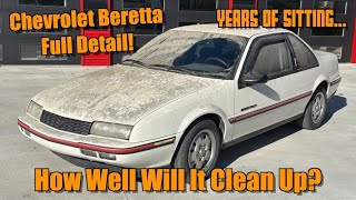 This 1989 Chevrolet Beretta GT Sat for Over a DECADE...Let's See How Well It Cleans Up!