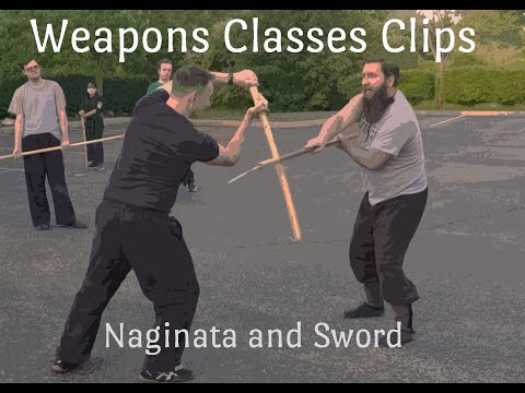 Koryu Martial Arts Class Clips - Naginata and Sword