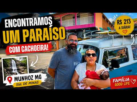 CONHECEMOS MUNHOZ MG!  Uma Pousada Incrível com Cachoeira no Quintal! Encontramos um Paraíso em MG