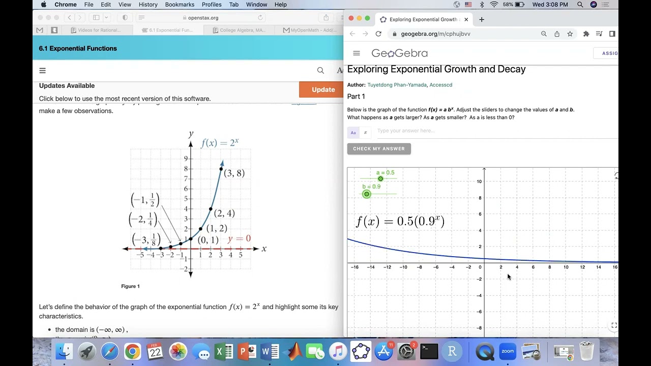 Exploring Exponential function