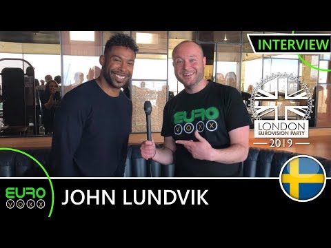 SWEDEN EUROVISION 2019: John Lundvik - 'Too Late For Love' (INTERVIEW) | London Eurovision Party