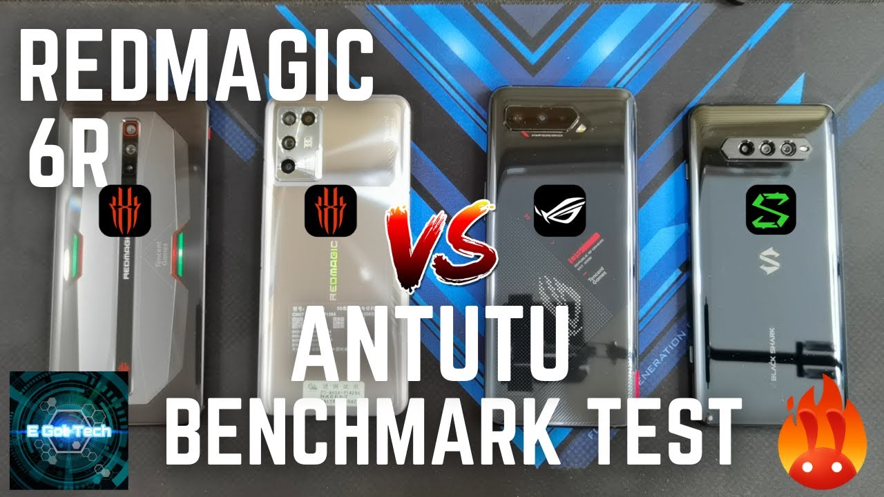 Red Magic 6R vs Black Shark 4 Pro vs Red Magic 6 Pro vs ASUS ROG 5 ANTUTU BENCHMARK TEST V9