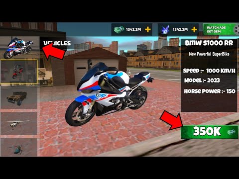 Rope Hero Steals New BMW Super Bike For Dangerous Villain in Gta V | Rope Hero Vice Town
