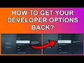 How to get developer options on firestick - April 2024 Update