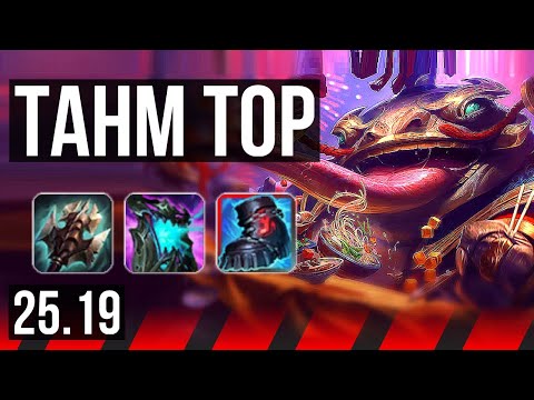 TAHM KENCH vs SETT (TOP) | 700+ games, 8/3/8 | KR Master | 25.19