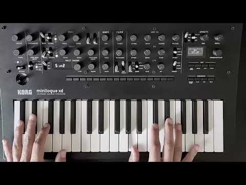 Korg Minilogue xd Demo  I  No Talking + Custom Patches