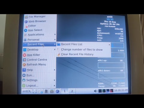 antiX on a Two Decades Old Machine / Operating System Trials