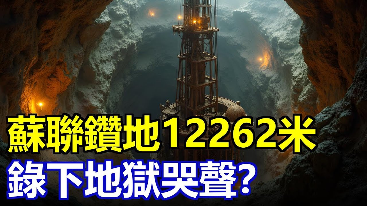 鑽地12262米，錄下地獄哭聲？科學家聽後崩潰辭職！真相被封鎖30年… #科拉超深鑽孔 #地獄之聲 #空心地球 #未解之謎