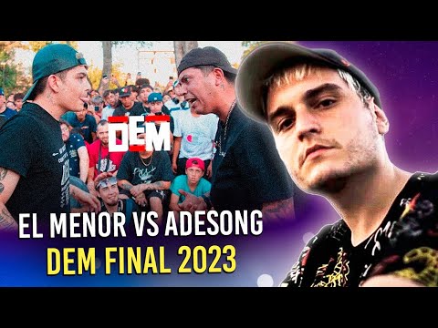 REACCIÓN a EL MENOR vs. ADESONG | PRIMERA RONDA | DEM FINAL 2023