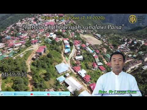 “Pathian ih thlawsuah sunglawi Paisa”