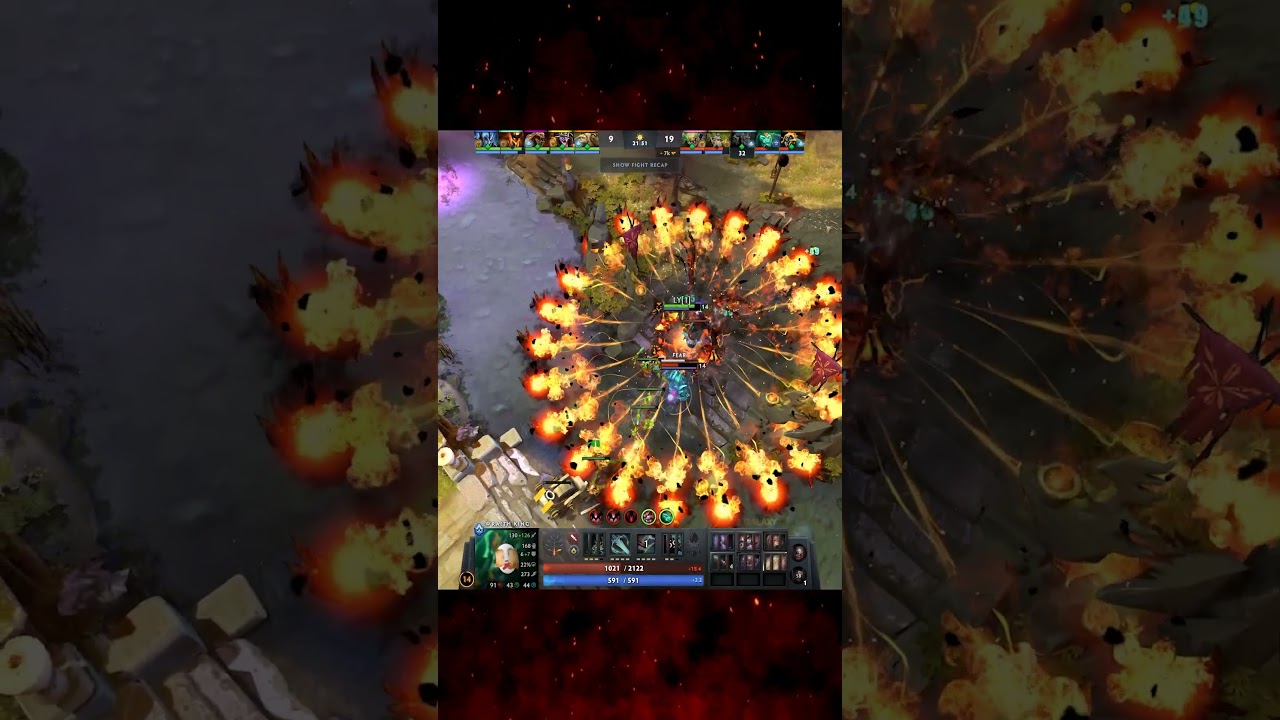 Shadow Fiend vs Wraith King #dota2