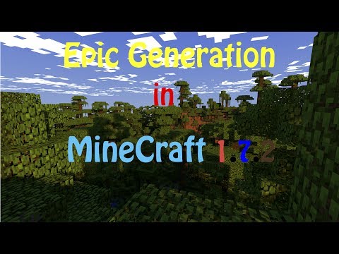 TheMarkosChannel - EPIC Generation in MineCraft 1.7.2"Biome Update"