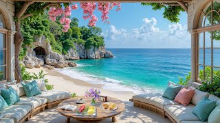 🏝️ Summer Jazz & Coastal Café for Reading & Work | Ocean Breeze, Smooth Jazz & Summer Ambience