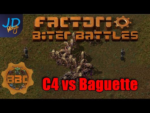 Factorio PvP Biter Battles ⚙️ BBChampions ⚙️ C4 vs Baguette