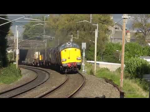 37605/37602 with 20303/20301 DIT 6K73 Sellafield - Crewe flasks 12th October 2013