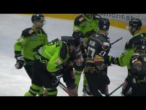 36. kolo HC Topoľčany - Vlci Žilina 1:5 (HIGHLIGHTY)