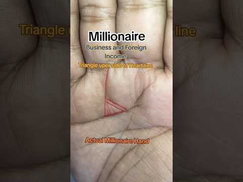 Triangle upper side of heart line #palmist #palmistry #yousafpalmist #palmistry001 #million #palm