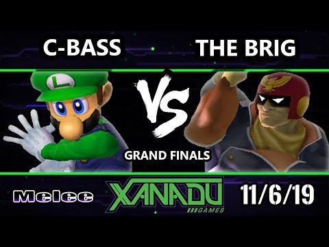 S@X 327 SSBM - The Brig (Captain Falcon) Vs. C-bass [L] (Luigi) Smash Melee Grand Finals