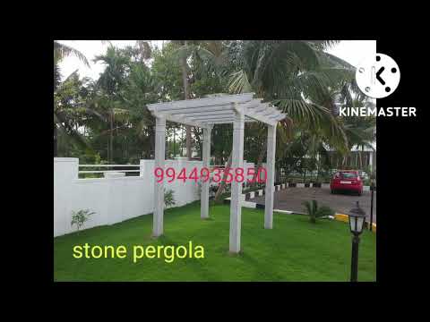 stone bench. garden stone