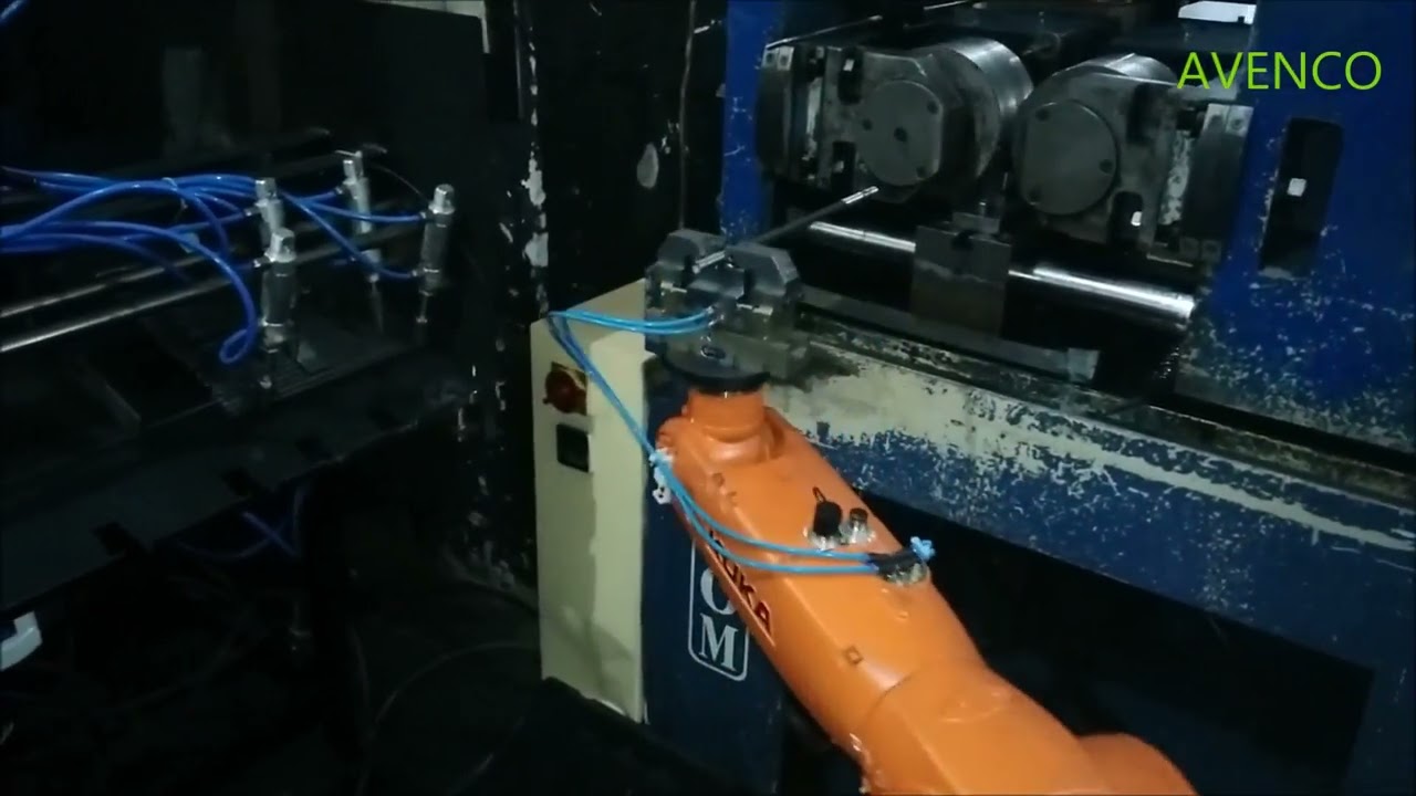 KUKA KRC4 AGILUS KR6R900SIXX Makina Besleme Uygulaması / Machine Loading Application