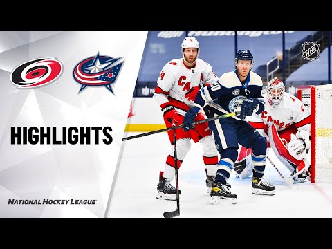 Hurricanes @ Blue Jackets 2/7/21 | NHL Highlights