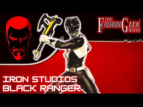 Iron Studios Power Rangers  BLACK RANGER: EmGo's Reviews N' Stuff