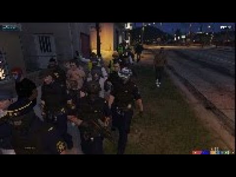 Polis Demonstration slutar med döden för kollega